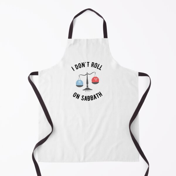Item preview, I don't Roll on Sabbath - Funny scales (Black)  © UCS LLC designed and sold by Hedgen-Shirts.
