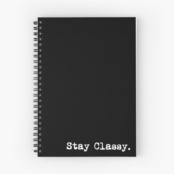 Item preview, Stay classy. Typewriter simple text white designed and sold by AmongOtherThngs.