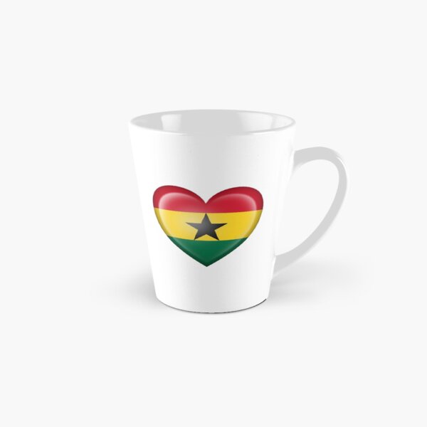 Ghana Heart Flag Tall Mug