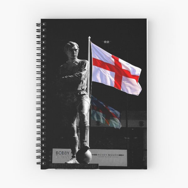 Item preview, Bobby Moore Statue England Flag Wembley Stadium designed and sold by AndyEvansPhotos.