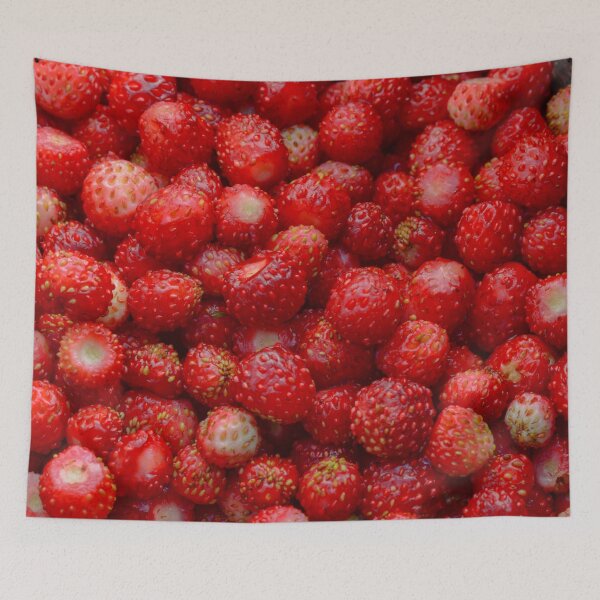 Item preview, wild strawberry background of berrie designed and sold by yarvin13.