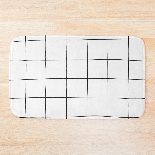 Item preview, Grid in graphic lines black and white designed and sold by Between Clouds.