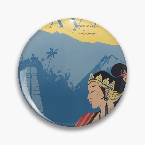 Artikelvorschau, Vintage Travel Poster Java Indonesia entworfen und verkauft von DesignTool.