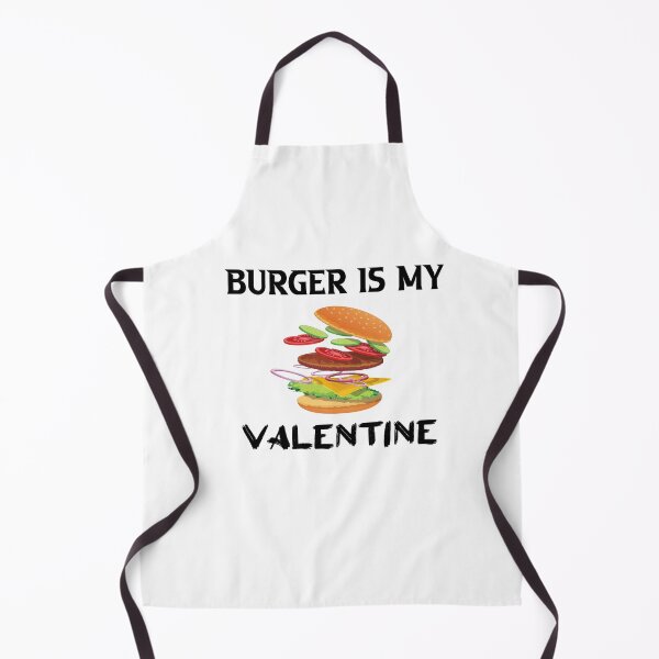 Item preview, Burger is my valentine burgers are my valentine valentine food gift Sticker designed and sold by elyazidostore.