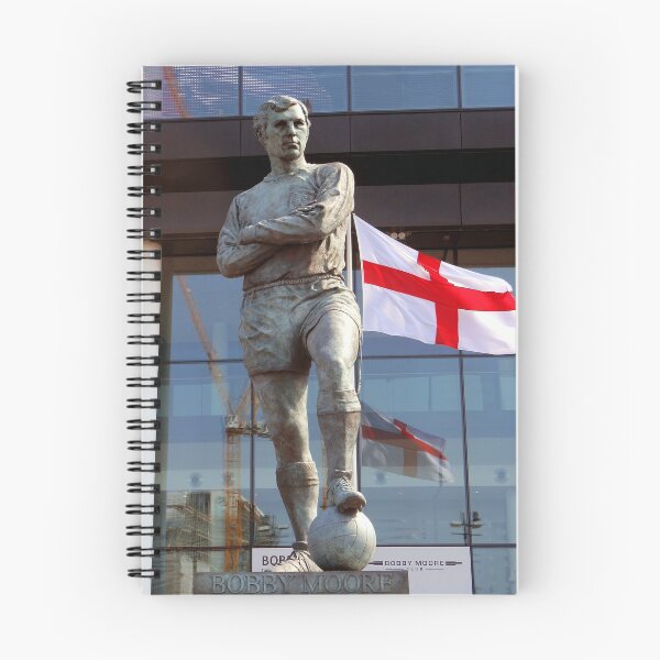 Item preview, Bobby Moore Statue England Flag Wembley Stadium designed and sold by AndyEvansPhotos.