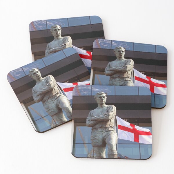 Item preview, Bobby Moore Statue England Flag Wembley Stadium designed and sold by AndyEvansPhotos.