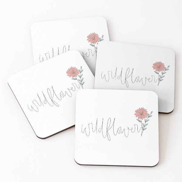 Item preview, Wildflower lettering design with floral illustration  designed and sold by Paula Barriga.