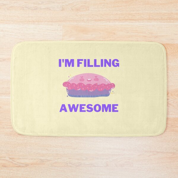 Item preview, I'm Filling Awesome, I'm Feeling Awesome Food Pun designed and sold by GoodMoodFood.