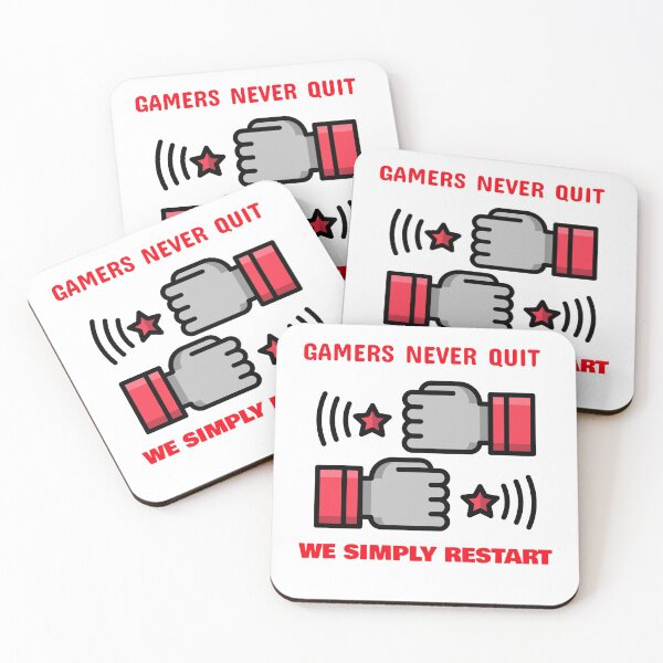 Item preview, Gamers Never Quit We Simply Restart designed and sold by The Full Cart.