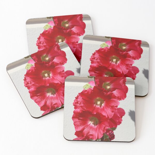 Item preview, Hollyhock, hollyhock, hollyhock, flower, blossom, red designed and sold by Torsten  Krüger.