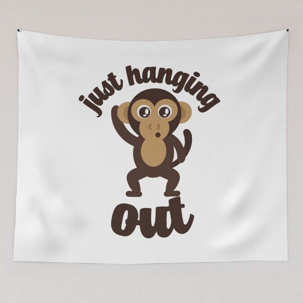 Item preview, Just hanging out Kawaii monkey designed and sold by KawaiiPark.