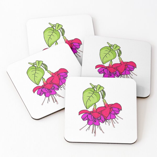 Item preview, Fuchsia flowers designed and sold by Amalus-files.