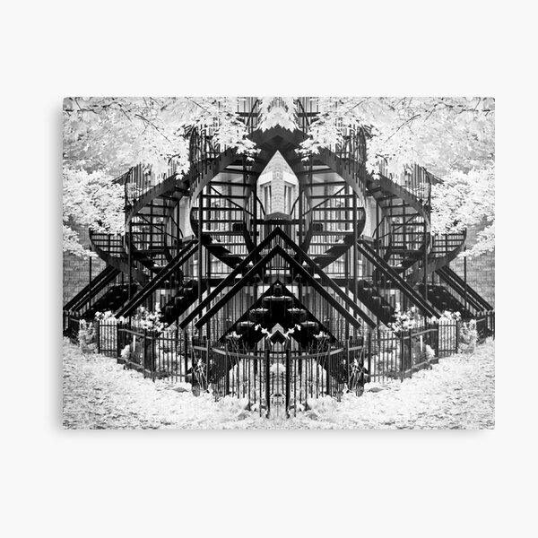 Montreal Abstract Metal Print