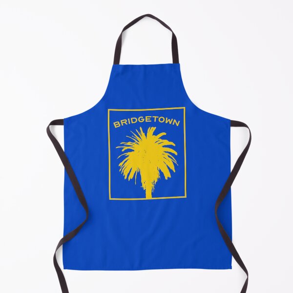 Item preview, Bridgetown Barbados Palm Tree Silhouette in Yellow designed and sold by ClickForMore.
