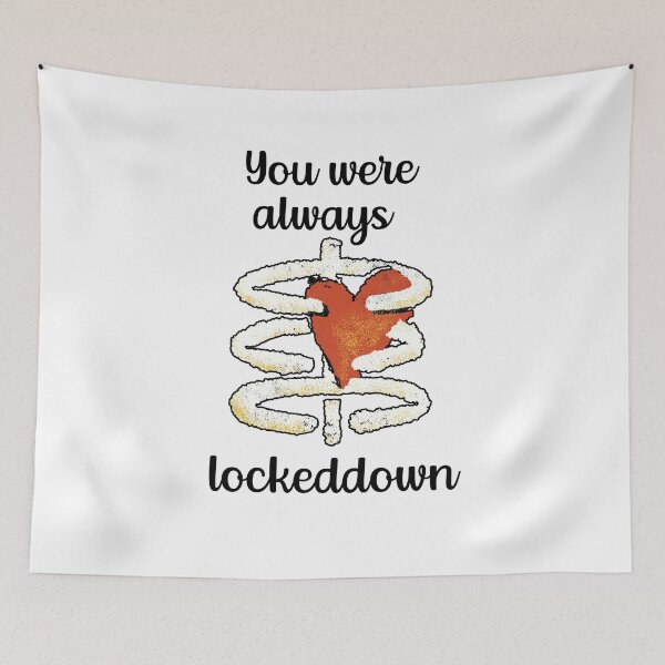Item preview, You Were Always Lockeddown sticker designed and sold by sketchypages.