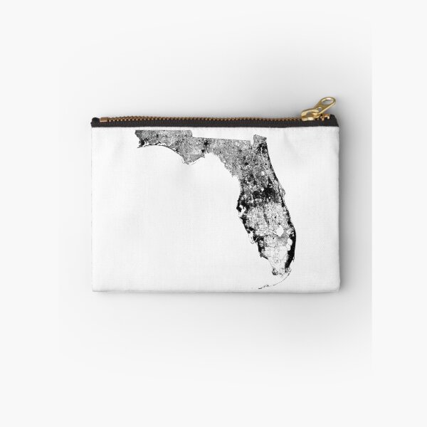 Item preview, Florida State White Map designed and sold by multiplicitymap.