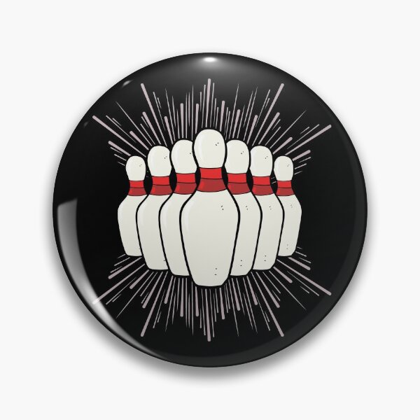 Item preview, Bowling Pins Design For Fans & Players Set 1 Of 2 designed and sold by LankyLarry.