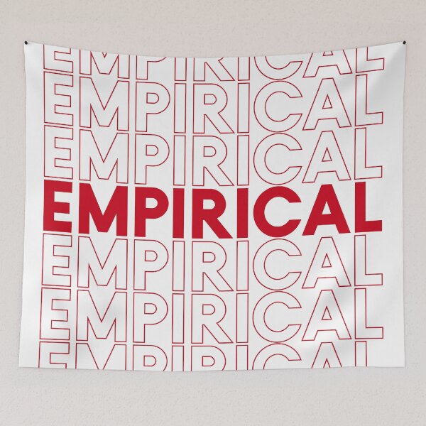 Item preview, Empirical text (red) designed and sold by kazza169.