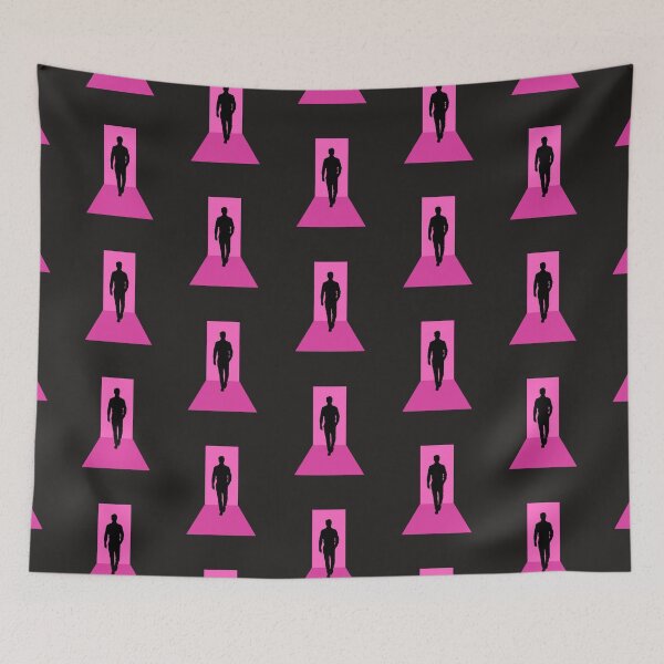 Item preview, Silhouette of a man walking through a door. designed and sold by NineteenthHole.
