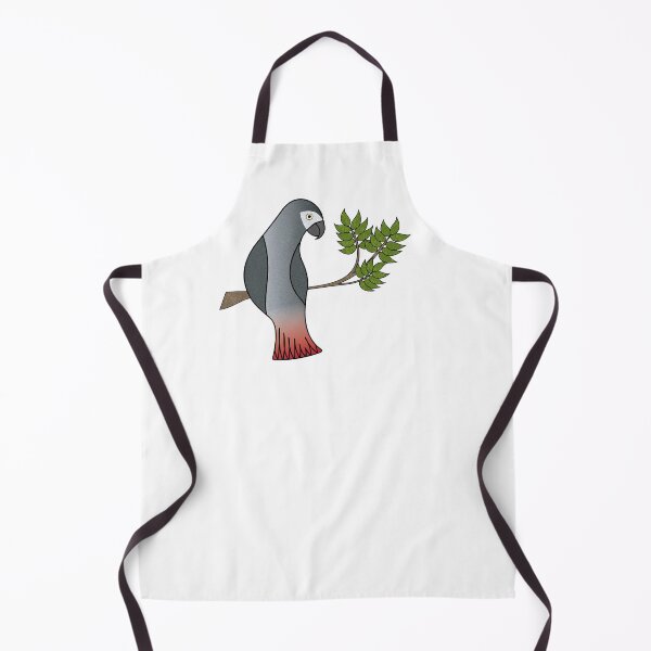Item preview, Grey parrot on a branch designed and sold by ZsLSz.