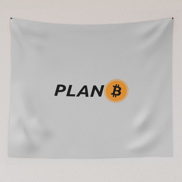 Item preview, Plan B, Bitcoin, crypto, cryptocurrency, BTC, mBTC, future designed and sold by boom-art.