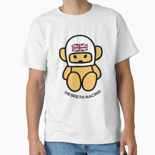 Item preview, JAMES HUNT Teddy bear-breasted HESKETH RACING White helmet designed and sold by Form-2-idea.