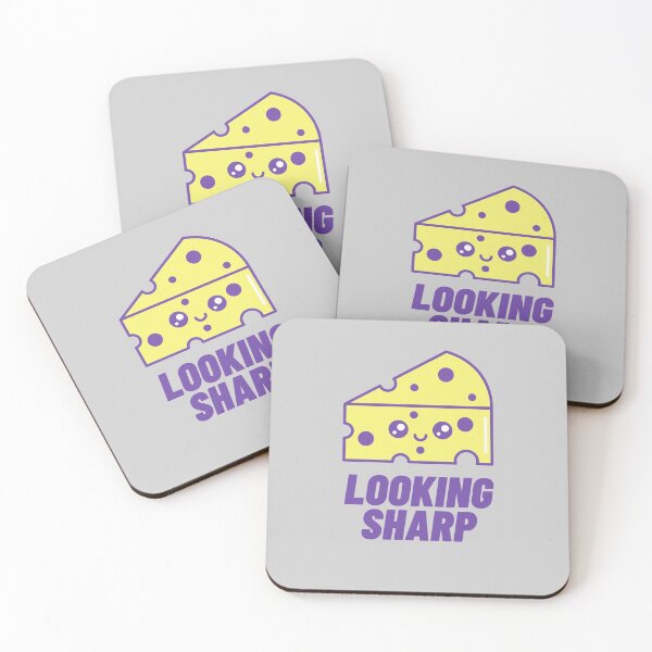 Item preview, Looking Sharp Cheese Pun designed and sold by GoodMoodFood.