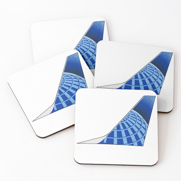 Item preview, United Airlines Boeing 737-800 "Blue Evolution" Tail (Left Facing) designed and sold by aspinworks.