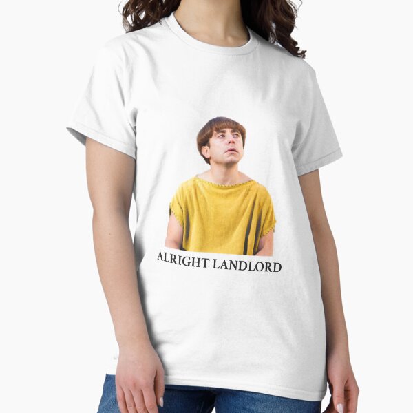 Item preview, Plebs Grumio - Cita de Alright Landlord (fondo simple) designed and sold by GoldGoldGold.