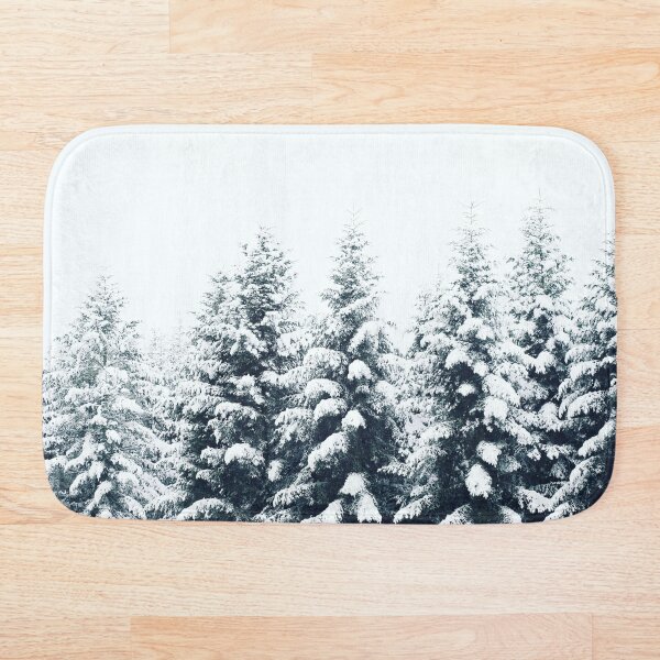Item preview, Frosty pine forest designed and sold by Naturecrafty.