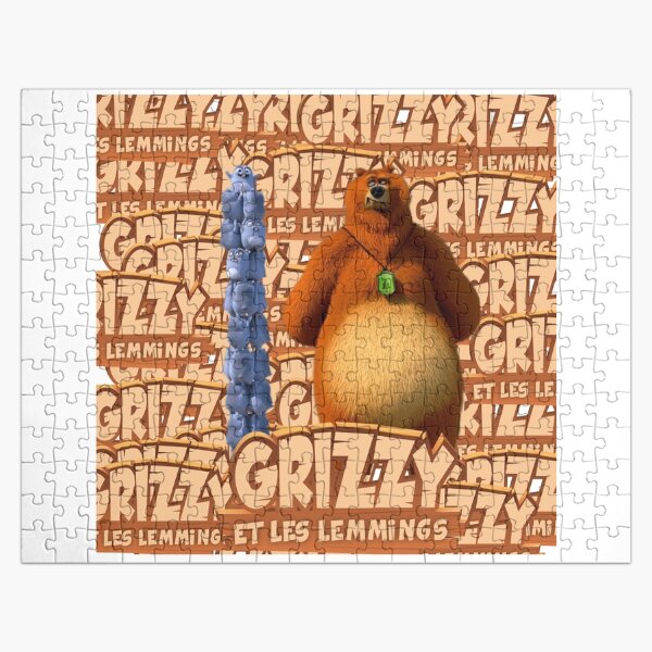Grizzy And The Lemmings Halloween Bear Jigsaw Puzzles
