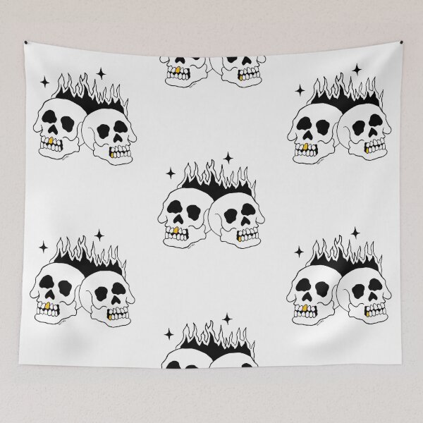 Item preview, Twin Skulls designed and sold by Inkiieyes.