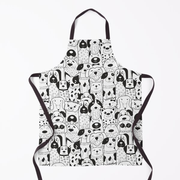 Item preview, Dogs pattern - black and white designed and sold by TransFoto.