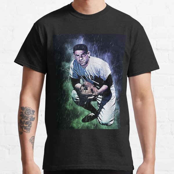 New York Yankees Yogi Berra Navy Blue Name and Number T-Shirt