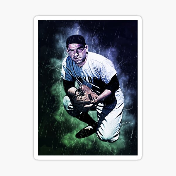 &ldquo;Yogi Berra&rdquo; Sticker by dekuuu | Redbubble