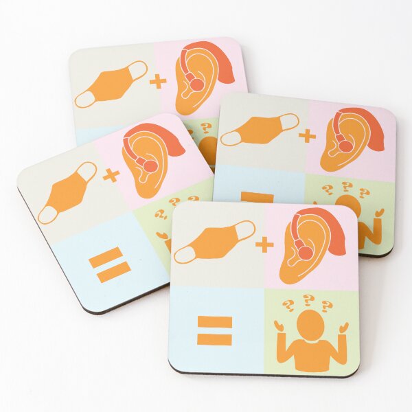 Item preview, Masks and Hearing Impairment in Color designed and sold by shaunshirts.