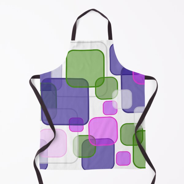 Item preview, Retro Square Bubbles - Purple, Pink and Green designed and sold by Quooki.