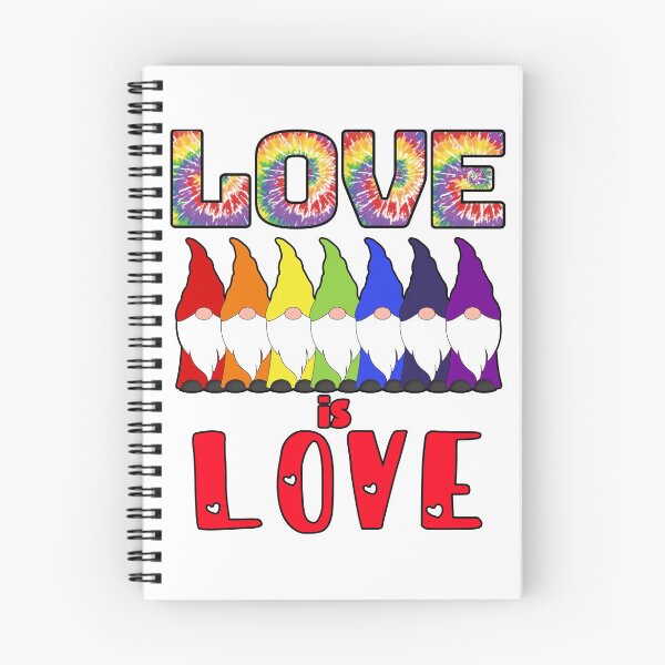 Item preview, Love is love, LGBT Valentines Pride, cute gonk gnomes rainbow funny valentines designed and sold by cinnamonrollart.