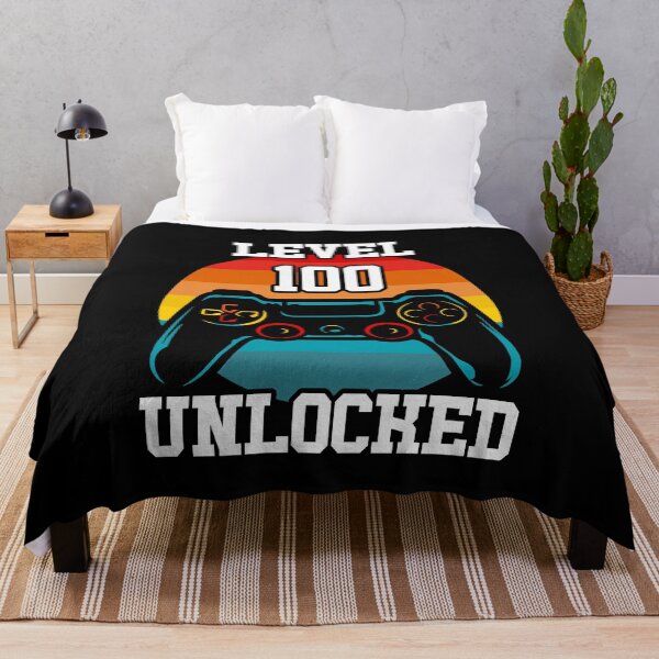 Item preview, Level 100 unlocked funny illustration gift designed and sold by KO-Design.