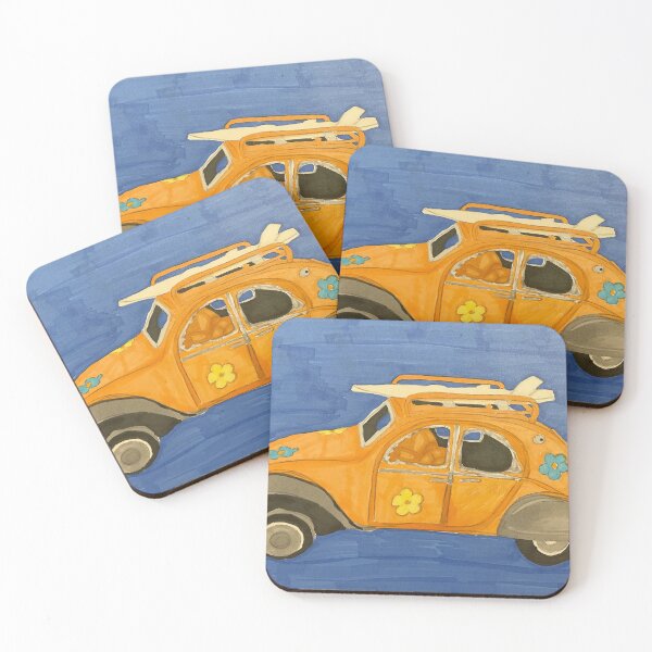 Item preview, Little orange car  designed and sold by lol1310.