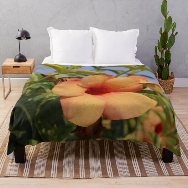 Item preview, Golden Trumpet Orange Flower Bloom designed and sold by Bryony Rose.