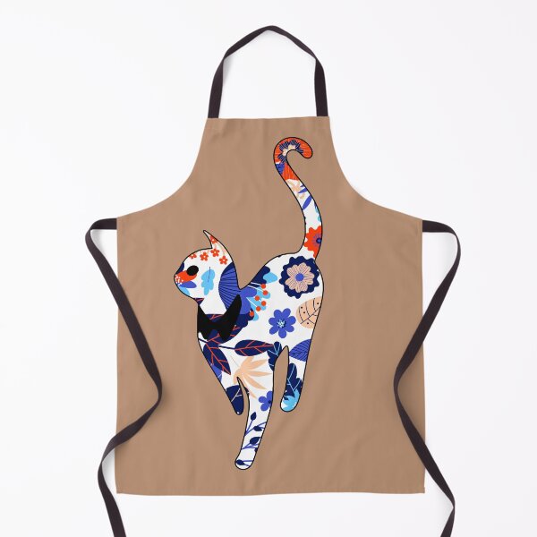 Item preview, Floral Cat in Flowers Popoki 605 designed and sold by VinBasis.