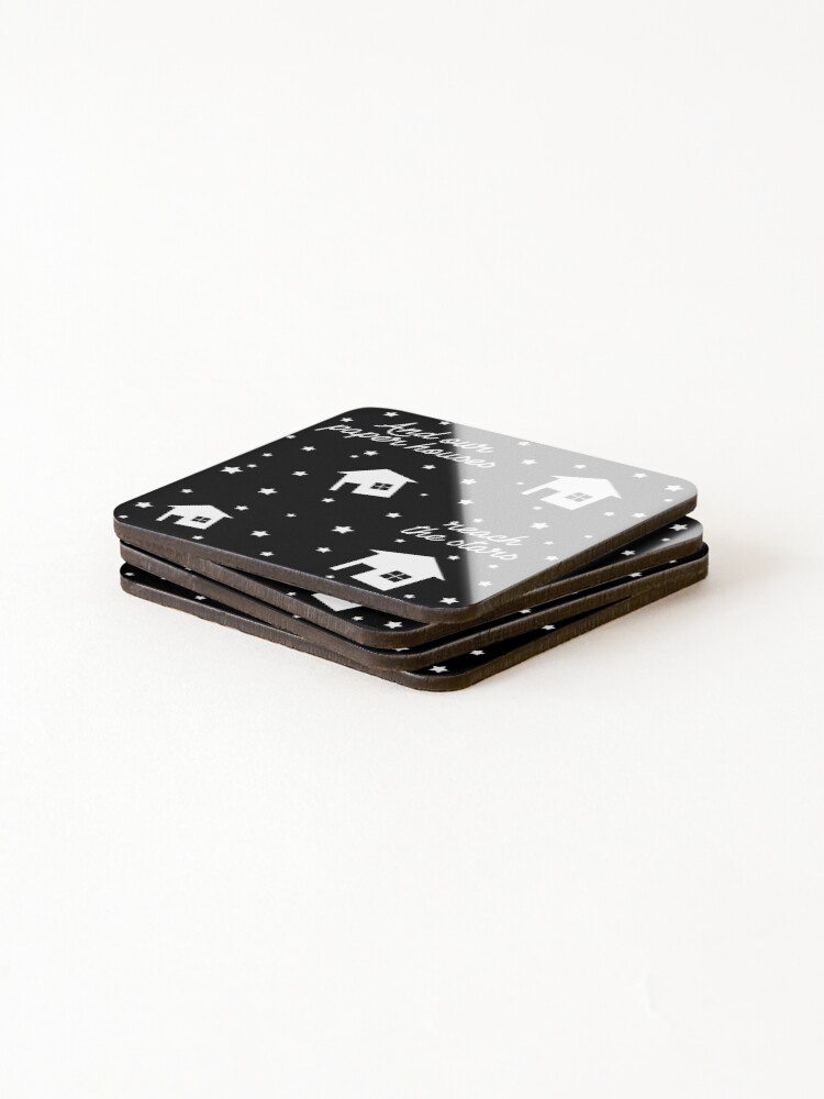 Thumbnail 4 of 5, Coasters (Set of 4), Paper Houses designed and sold by RafaTakami.