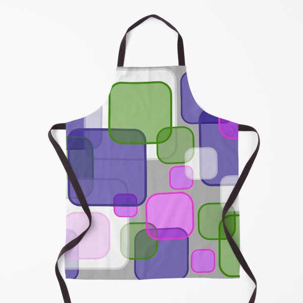 Item preview, Retro Square Bubbles - Purple, Pink and Green designed and sold by Quooki.