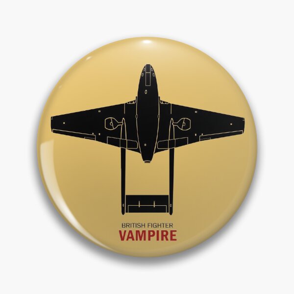 Item preview, Vampire Aircraft Identification Chart designed and sold by rogue-design.