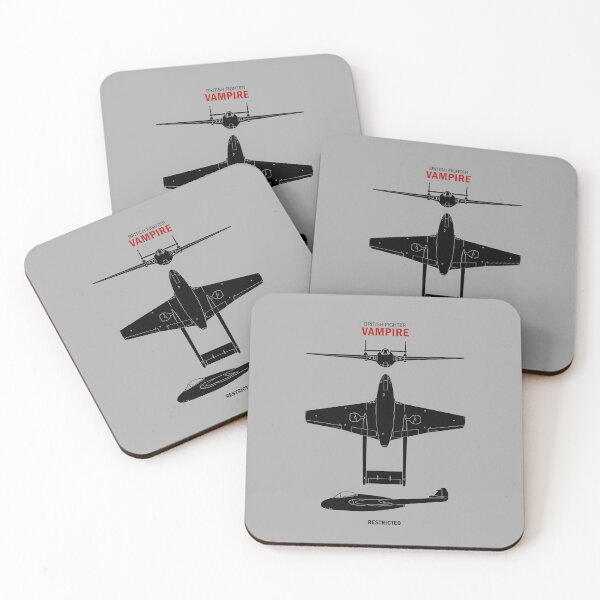Item preview, Vampire Aircraft Identification Chart designed and sold by rogue-design.