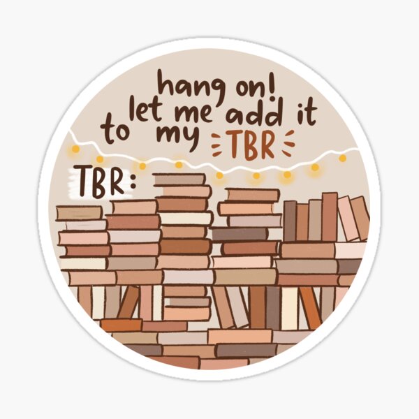 Item preview, TBR funny // bibliophiles will relate designed and sold by owlcreates.