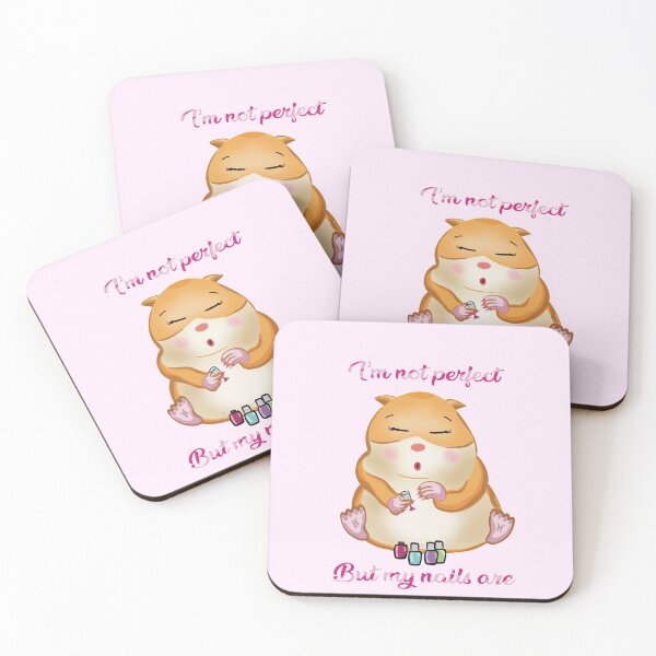 Item preview, Hamster series - I’m not perfect but my nails are designed and sold by irchiliart.