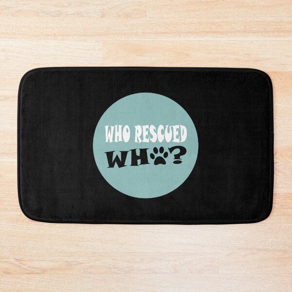 Item preview, Who Rescued Who Essential Sticker designed and sold by Love2MakeArt.