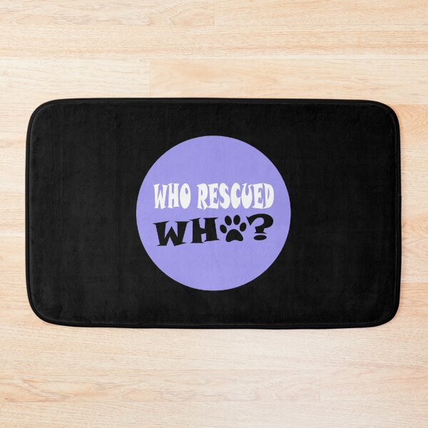 Item preview, Who Rescued Who Essential Sticker designed and sold by Love2MakeArt.